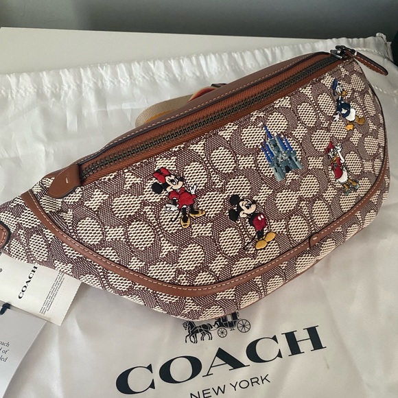 Coach Handbags - Disney X Coach Belt Bag with Mickey Mouse & Friends Embroidery